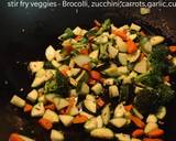 Spaghetti Pasta and stir fry veggies recipe step 3 photo