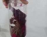 Foto langkah ke 3 dari resep Smoothies pelangi sehat jus blender rainbow warna warni.