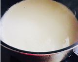 A picture of step 1 of Basundi.