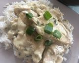 Mustáros tejszínes póréhagymás csirkemell recept fázis 3 fotója
