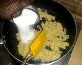 A picture of step 2 of Milk powder barfi.