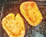 Foto del paso 4 de la receta: Calabaza rellena de pollo(c/ salsa de champignon mostaza y miel)
