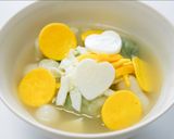 A picture of step 6 of Tteokguk - Rice Cake Dumpling Soup | 10 Minutes Recipe for a Happy New Year 🌞🤍.