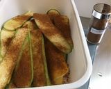 Une image de l'étape 3 de Trio de courgettes grillées aux épices créoles et huile de truffe.