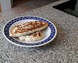 Foto del paso 10 de la receta Pan Árabe con relleno de espinacas y queso