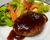 A picture of step 12 of Hamburg Steak (ハンバーグ).