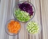 A picture of step 1 of Coleslaw.