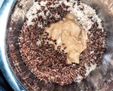 A picture of step 3 of Oats & flaxseed laddu with Peanut butter.