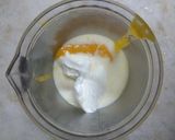 A picture of step 1 of Mango mastani 🥭🥭.
