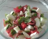 Foto del paso 2 de la receta: Ensalada fácil con patata tostada