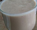 A picture of step 1 of Banana pudding shake😋.