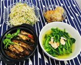 Hình bước làm 4 của món Canh cải bó xôi nấu tôm