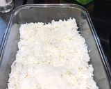 Foto langkah ke 2 dari resep Nasi Panggang Keju dengan daging giling lada hitam.