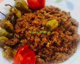 A picture of step 9 of Qeema_achari_mirch.