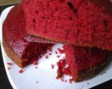 A picture of step 7 of Red velvet cake.