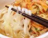 รูปขั้นตอนการทำที่ 6 ของ ผักรวมชุบแป้งทอด(คาคิอาเกะ)かき揚げ