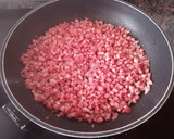 Foto del paso 6 de la receta: Crema de judías verdes, huevo poché y jamón