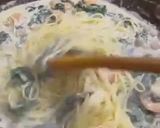 Foto del paso 6 de la receta: Espaguetis a la Florentina con champiñones y Langostinos