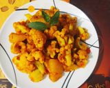 दही आलू गोभी फ्रायड भाजी (Dahi Aloo Gobi Fry Bhaji Recipe In Marathi) रेसिपी स्टेप 4 फोटो