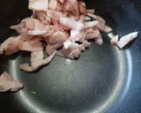 A picture of step 1 of Roasted Bacon and Brussels Sprouts.