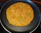 A picture of step 6 of Instant Suji Chilla.