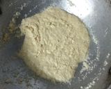 A picture of step 1 of Rava(suji)-Besan Barfi (Semolina-Gram Flour Barfi).