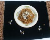 A picture of step 8 of Bread ka halwa.