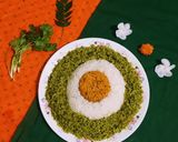 A picture of step 10 of Tri Colour Rice.