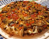 Foto del paso 3 de la receta: Pizza primavera integral 👏👏