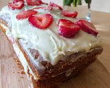 A picture of step 10 of Lime and Strawberry Madeira Cake.