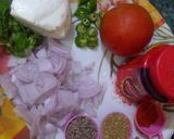 A picture of step 2 of Black chana Paneer.