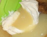 A picture of step 2 of Watermelon jam ice cream.