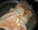 Foto del paso 8 de la receta: Arrollado de pollo, hervido con arroz primavera