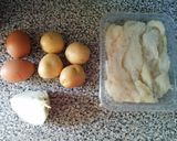 Foto del paso 1 de la receta Revuelto de bacalao (Bacalao dorado)