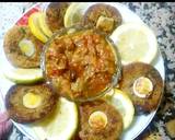Large intestine stuffed with semolina, minced meat, quail egg recipe step 5 photo