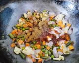 A picture of step 3 of Veg Dum biryani.