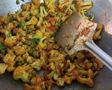 A picture of step 4 of Masala Gobi.