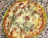 Foto del paso 6 de la receta: Pizza con base de brócoli 🥦 y zanahoria 🥕