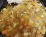 A picture of step 4 of Chunky Chicken Stew and Sweet Potato Mash. 💜.
