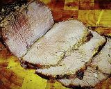 A picture of step 6 of Tex's Classic British Sunday Roast with a Mustard Glaze 🇬🇧🐮.