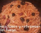 Foto del paso 4 de la receta Casarecce, en salsa de tomates y atún