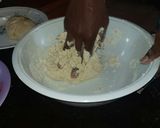 A picture of step 3 of Beef pizza.