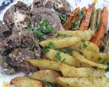 A picture of step 5 of Steamed Lamb Shoulder with Oven-Roasted Potatoes and Sautéed Vegetables (with Step-by-Step Photos).
