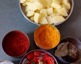 A picture of step 1 of Spicy potato.