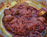 A picture of step 4 of Dabda achar.