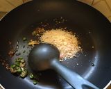 A picture of step 4 of Peanut Kadhi.