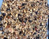 Házi granola mézzel, magvakkal és aszalt gyümölcsökkel recept fázis 3 fotója