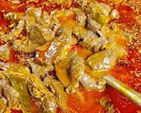 Foto langkah ke 5 dari resep Gulai Daging Kelapa Sangrai.