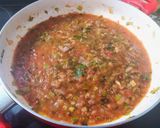 A picture of step 3 of Spanish Meatballs in Sauce.