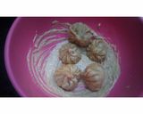 A picture of step 4 of Whole Wheat Veg Tandoori Momo without tandoor.